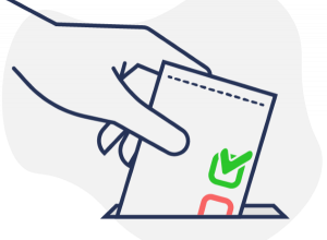 Принимаются заявления для голосования на дому.